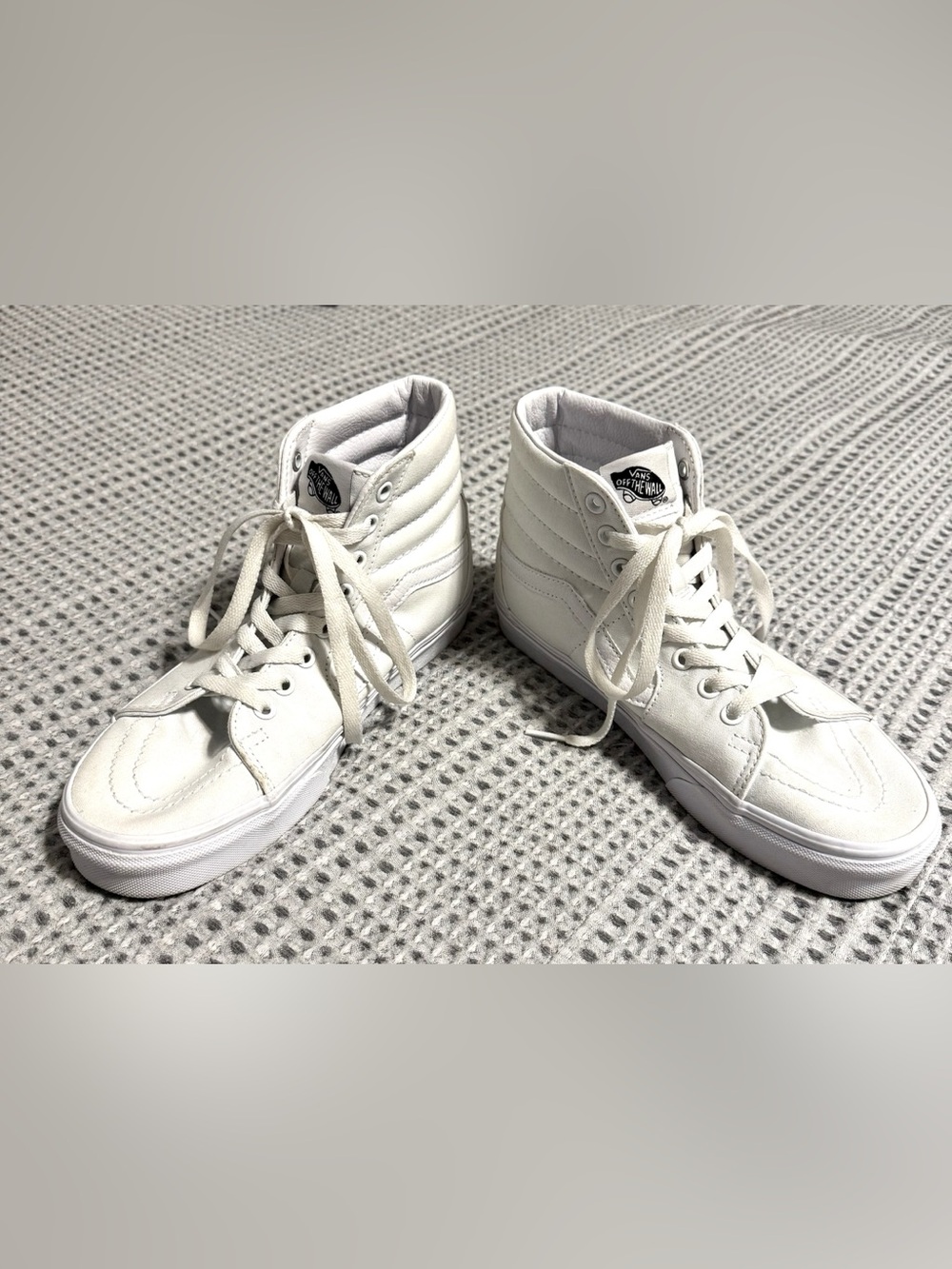 Vans Sk8-Hi Triple White High Top Sneakers